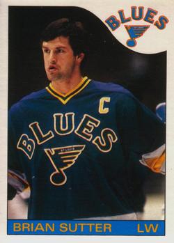 1985-86 O-Pee-Chee #135 Brian Sutter Front