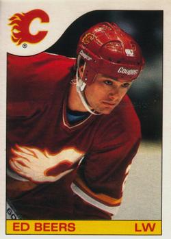 1985-86 O-Pee-Chee #144 Ed Beers Front