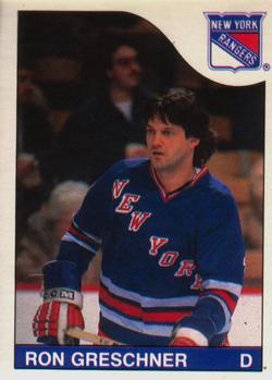 1985-86 O-Pee-Chee #182 Ron Greschner Front
