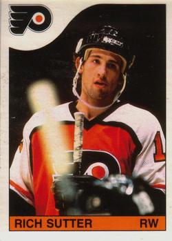1985-86 O-Pee-Chee #208 Rich Sutter Front