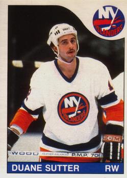 1985-86 O-Pee-Chee #227 Duane Sutter Front
