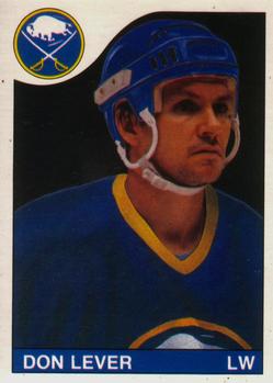 1985-86 O-Pee-Chee #238 Don Lever Front