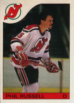 1985-86 O-Pee-Chee #30 Phil Russell Front