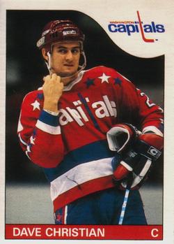 1985-86 O-Pee-Chee #99 Dave Christian Front