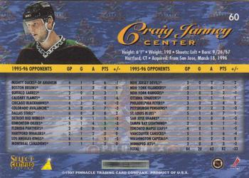 1996-97 Select Certified - Blue #60 Craig Janney Back