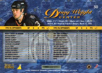 1996-97 Select Certified - Mirror Blue #50 Doug Weight Back