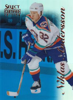 1996-97 Select Certified - Mirror Blue #57 Niklas Andersson Front
