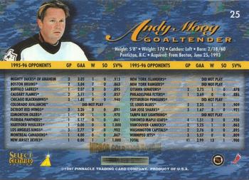 1996-97 Select Certified - Mirror Gold #25 Andy Moog Back