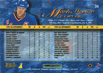 1996-97 Select Certified - Red #36 Mark Messier Back