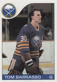 1985-86 Topps #105 Tom Barrasso Front