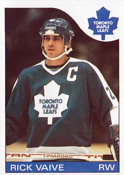 1985-86 Topps #106 Rick Vaive Front