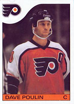 1985-86 Topps #128 Dave Poulin Front