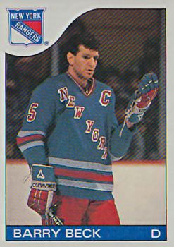 1985-86 Topps #138 Barry Beck Front