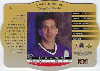 1996-97 SPx - Gold #6 Chris Chelios Back
