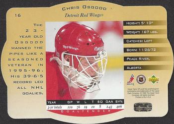 1996-97 SPx - Gold #16 Chris Osgood Back