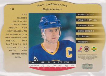 1996-97 SPx - Gold #18 Pat LaFontaine Back