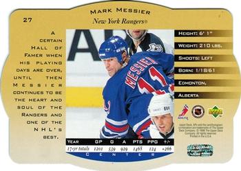 1996-97 SPx - Gold #27 Mark Messier Back