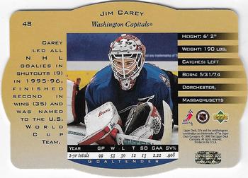 1996-97 SPx - Gold #48 Jim Carey Back