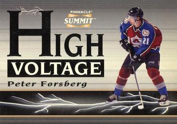 1996-97 Summit - High Voltage Mirage #6 Peter Forsberg Front
