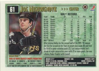 1996-97 Topps NHL Picks - O-Pee-Chee #61 Joe Nieuwendyk Back