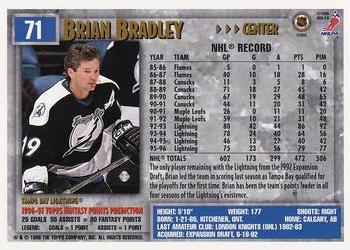 1996-97 Topps NHL Picks - O-Pee-Chee #71 Brian Bradley Back