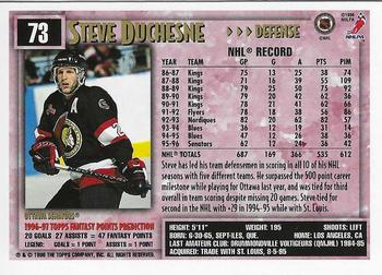 1996-97 Topps NHL Picks - O-Pee-Chee #73 Steve Duchesne Back