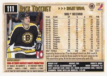 1996-97 Topps NHL Picks - O-Pee-Chee #111 Rick Tocchet Back
