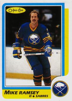 1986-87 O-Pee-Chee #115 Mike Ramsey Front