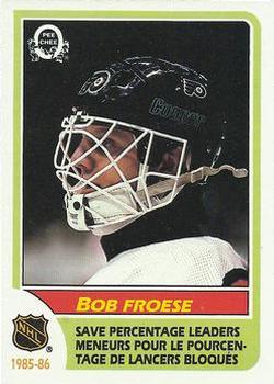 1986-87 O-Pee-Chee #264 Bob Froese Front
