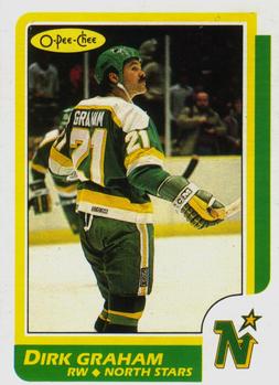 1986-87 O-Pee-Chee #143 Dirk Graham Front