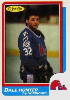1986-87 O-Pee-Chee #192 Dale Hunter Front