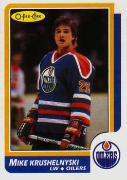 1986-87 O-Pee-Chee #193 Mike Krushelnyski Front