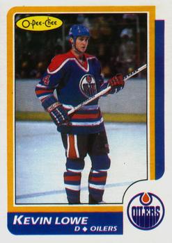 1986-87 O-Pee-Chee #197 Kevin Lowe Front
