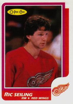 1986-87 O-Pee-Chee #201 Ric Seiling Front