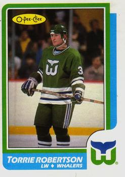 1986-87 O-Pee-Chee #214 Torrie Robertson Front