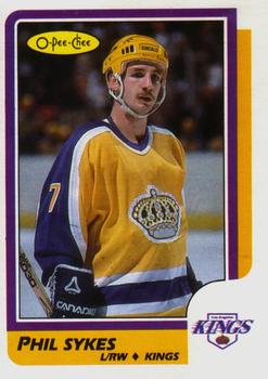 1986-87 O-Pee-Chee #216 Phil Sykes Front