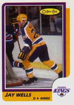 1986-87 O-Pee-Chee #217 Jay Wells Front