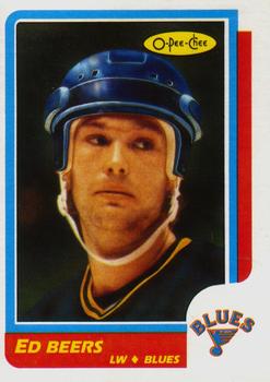 1986-87 O-Pee-Chee #238 Ed Beers Front