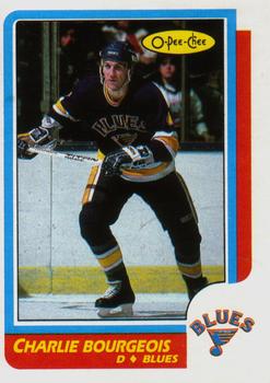 1986-87 O-Pee-Chee #239 Charlie Bourgeois Front