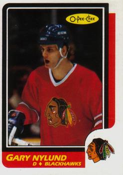 1986-87 O-Pee-Chee #243 Gary Nylund Front
