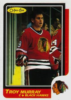 1986-87 O-Pee-Chee #25 Troy Murray Front