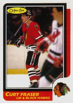 1986-87 O-Pee-Chee #31 Curt Fraser Front