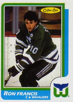 1986-87 O-Pee-Chee #43 Ron Francis Front