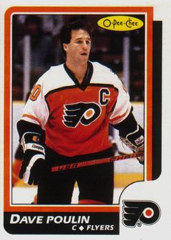 1986-87 O-Pee-Chee #71 Dave Poulin Front