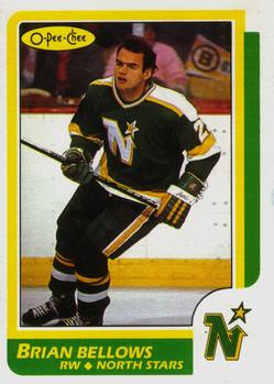 1986-87 O-Pee-Chee #75 Brian Bellows Front