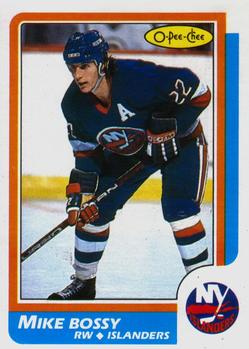 1986-87 O-Pee-Chee #90 Mike Bossy Front