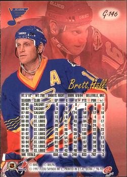 1996-97 Ultra - Gold Medallion #G-146 Brett Hull Back