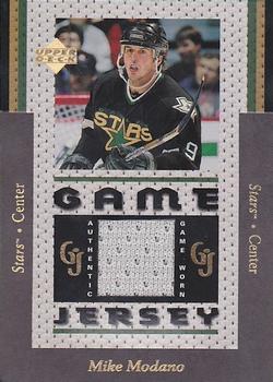1996-97 Upper Deck - Game Jersey #GJ9 Mike Modano Front