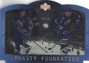 1996-97 Upper Deck Ice - Stanley Cup Foundation Dynasty #S9 Doug Weight / Jason Arnott Front