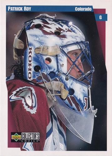 1997-98 Collector's Choice - Blow-Ups (5 card sets) #1 Patrick Roy Front